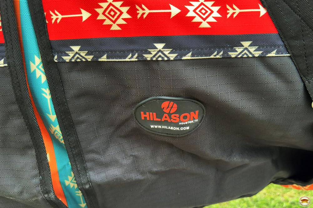 Hilason Tribal 72 In 1200D Winter Waterproof Poly Horse Blanket Belly Wrap | Horse Blanket | Horse Turnout Blanket | Horse Blank